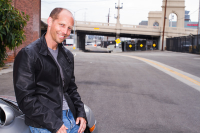 Randy Loveridge in a relaxed editorial portrait